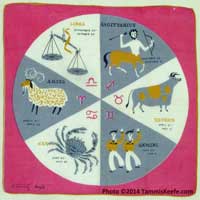 Wheel of the Zodiac II, Pink